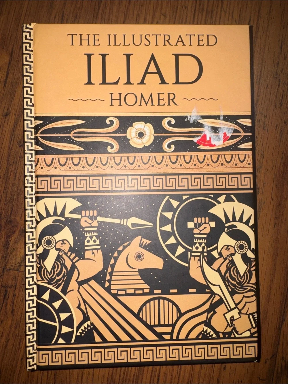 The Illustrated Iliad by Homer - Gold & Black Cover C1.LBk.1